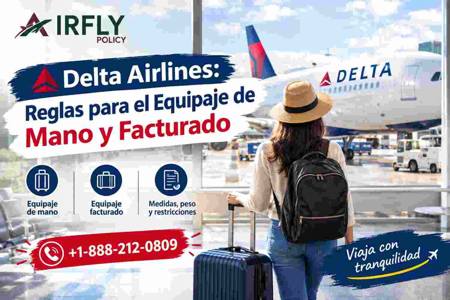 Delta Airlines: Reglas para el Equipaje de Mano y Facturado