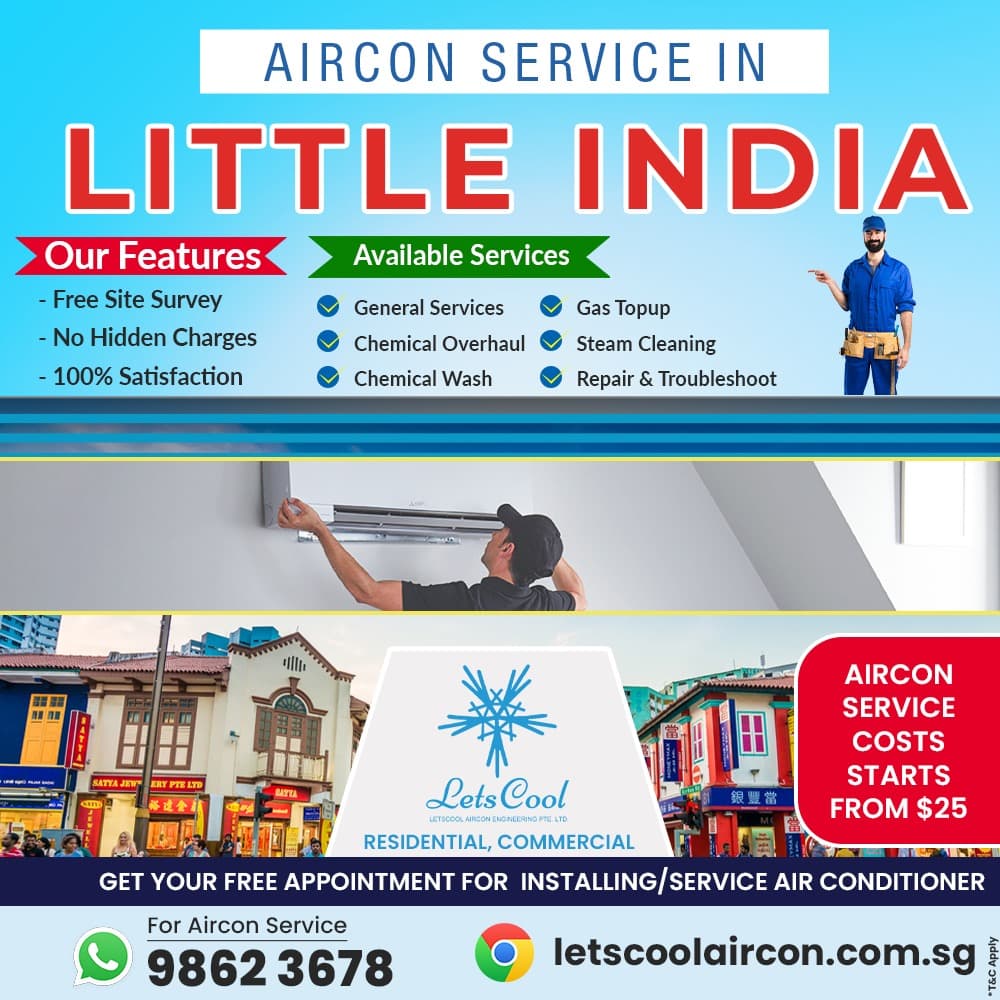 Aircon servicing Little India