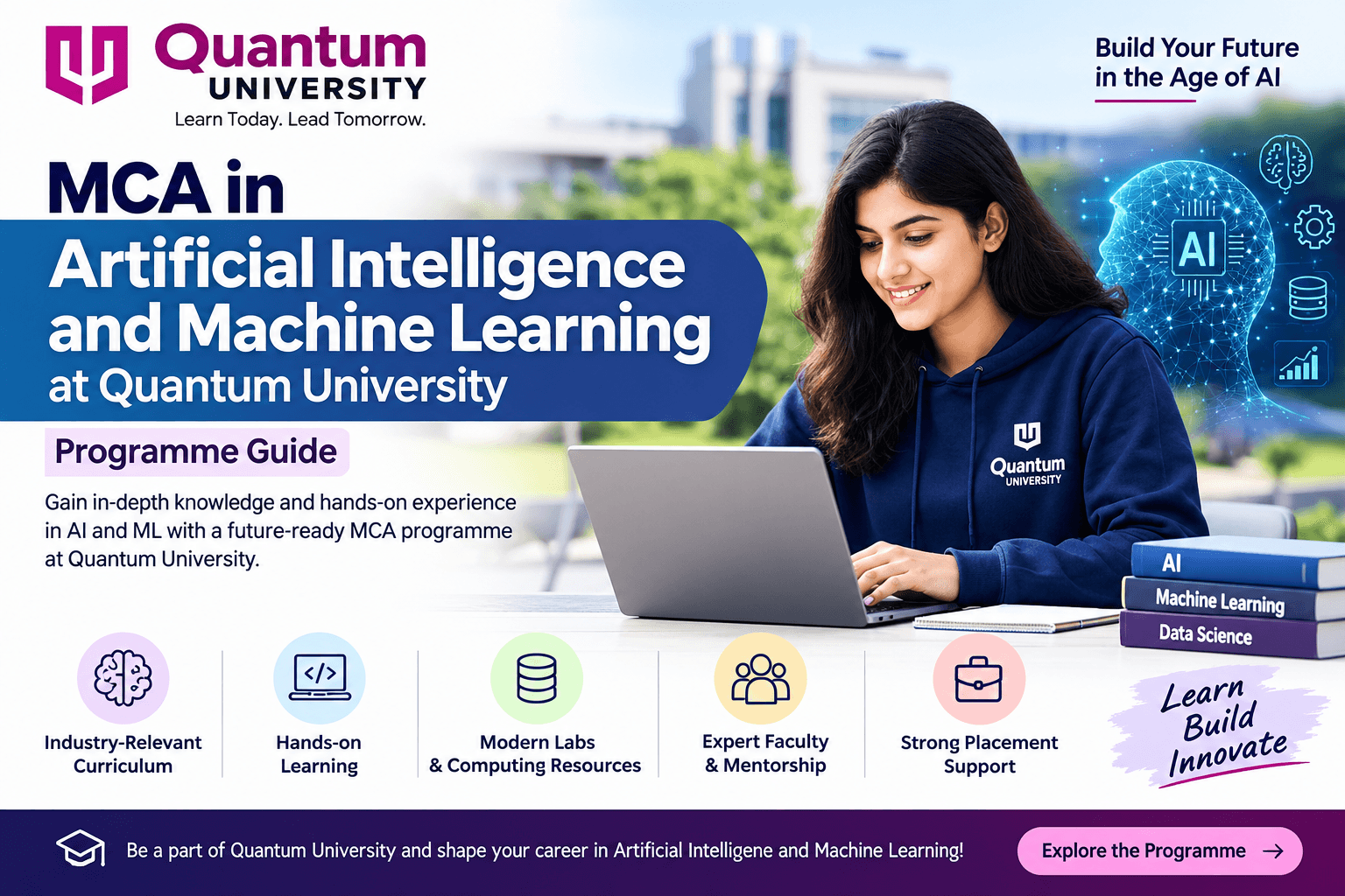 MCA in Artificial Intelligence and Machine Learning at Quantum University