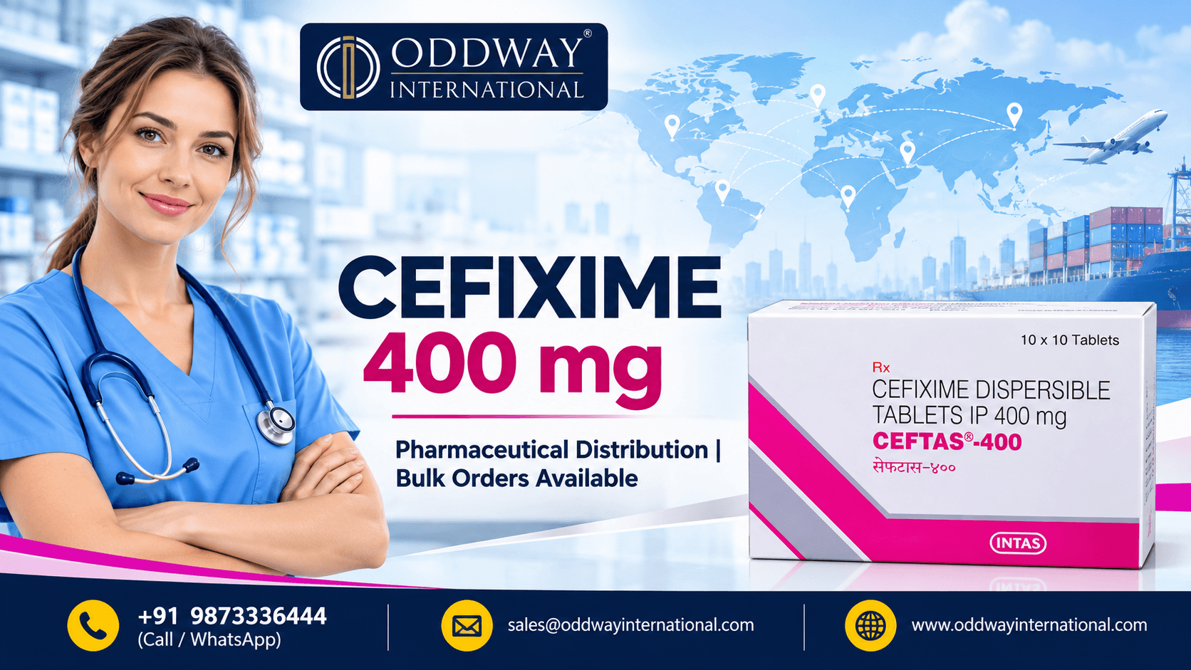 Cefixime 400 Mg Tablet Price in Canada: Hospital Procurement - Oddway