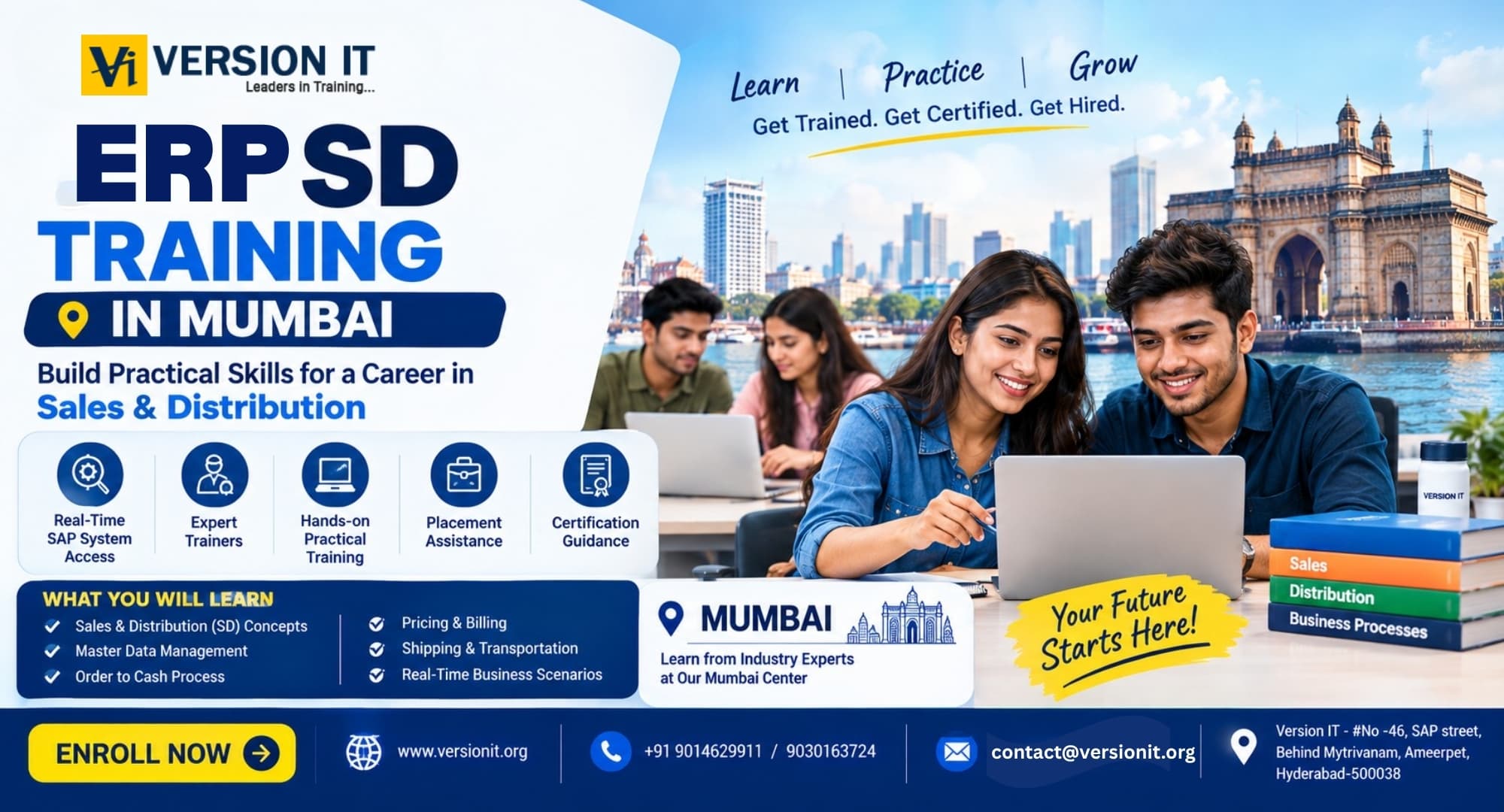 SAP SD Training in Mumbai at Version IT – Build Practical Skills for a Career in Sales & Distribution
