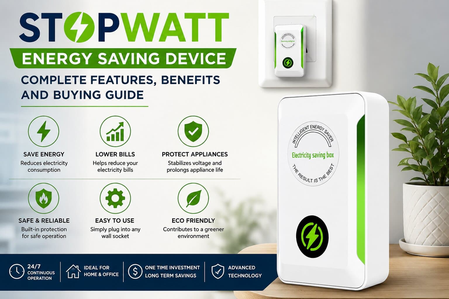 The Stopwatt Electricity Saving Box Complete Beginner’s Look at StopWatt Home Energy Technology