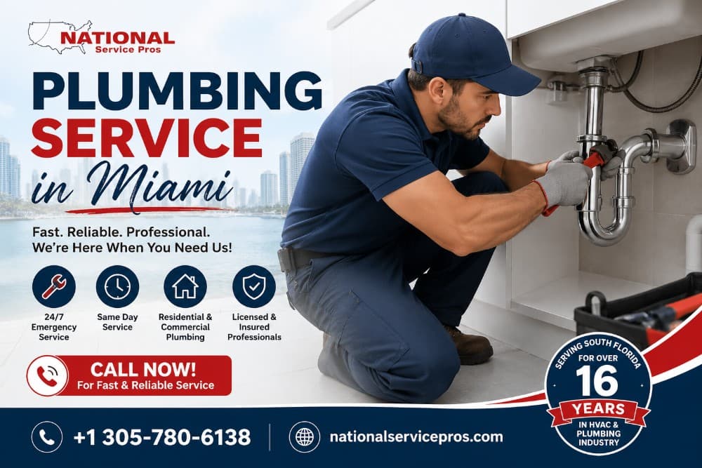 Plumbing Service in Miami for Residential Plumbing Repairs