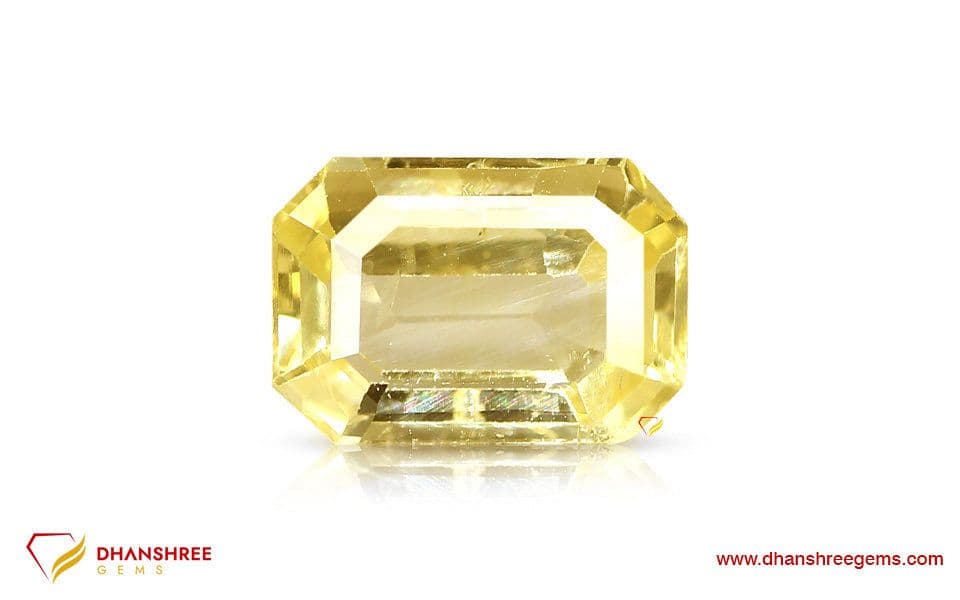 Buy Yellow Sapphire (Pukhraj) Stone Online | Certified Natural Pukhraj Gemstone