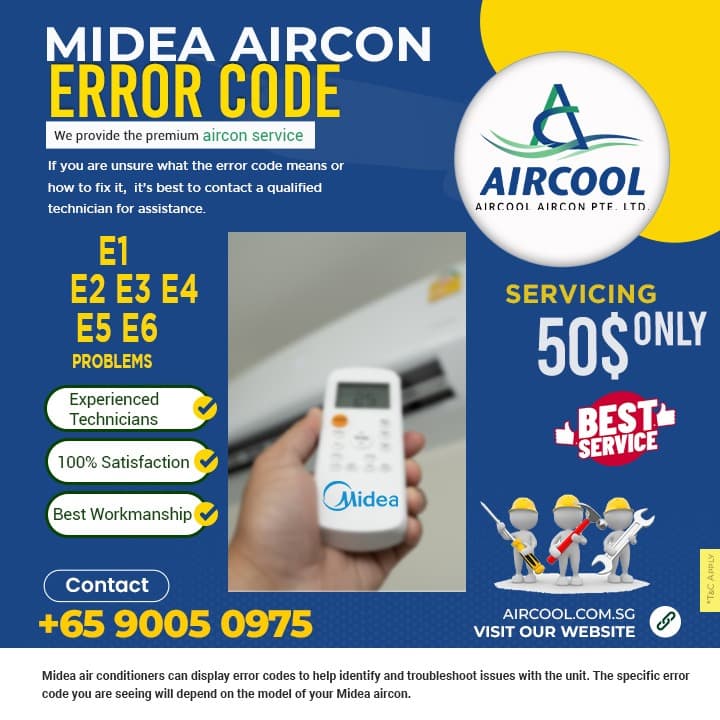 Midea AC e1 Error code