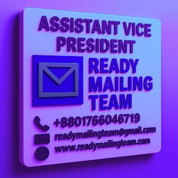 Trusted B2B Executive Contact Database by Assistant Vice President Email List