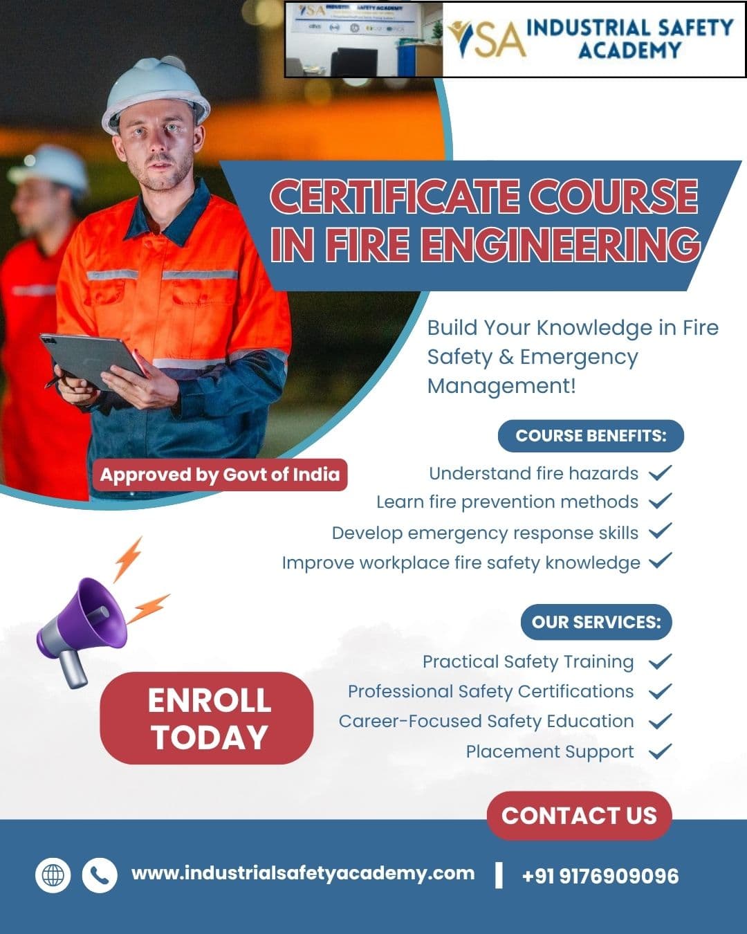 Othm level 6 in chennai | Iosh safety management course in chennai | Industrial safety certificate