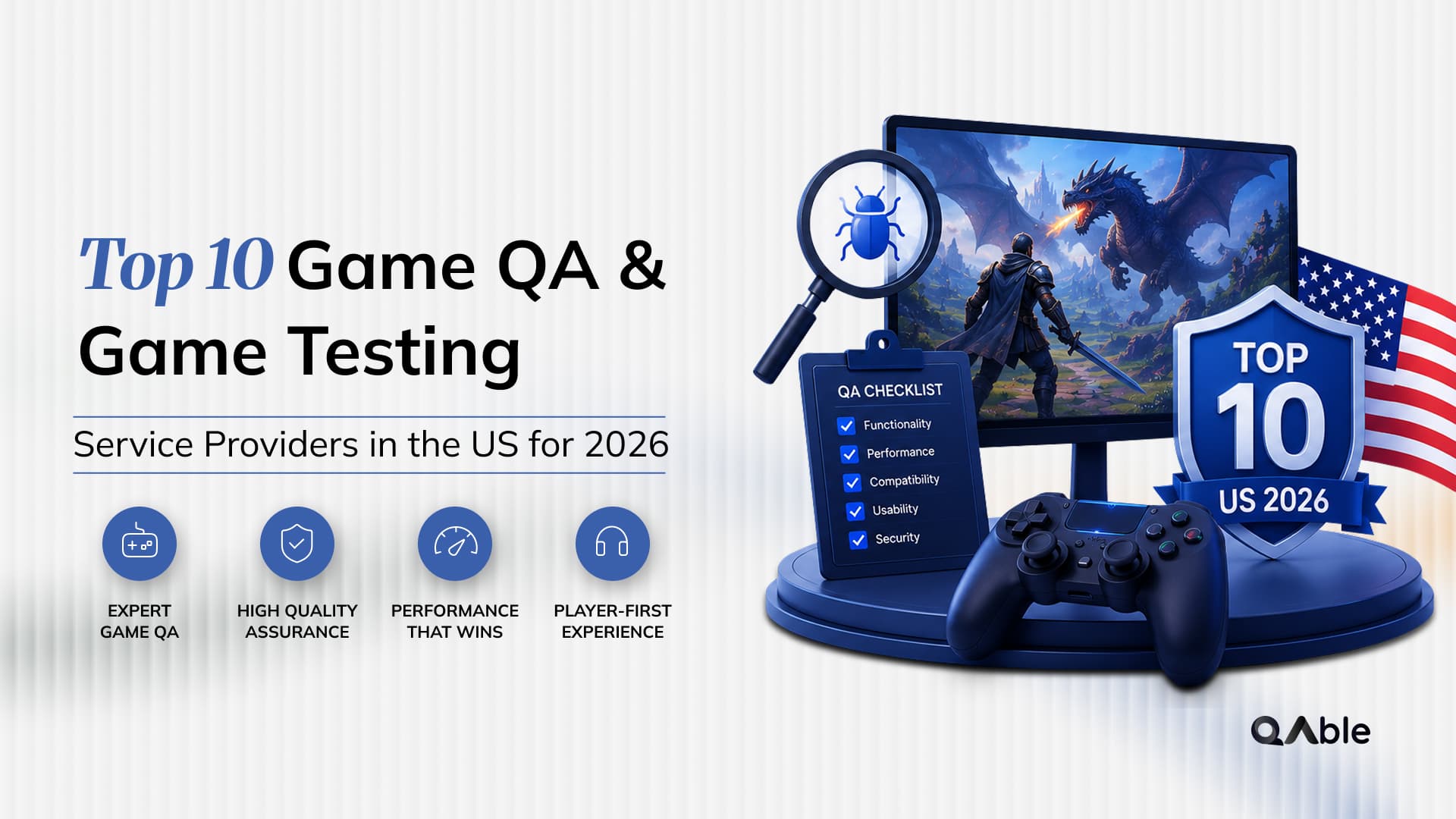 Top 10 Game QA and Game Testing Service Providers in the US for 2026