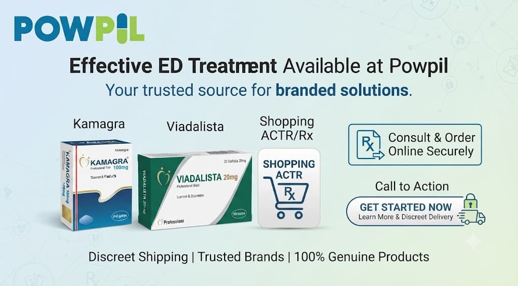 Effective ED Treatment Available at Powpil