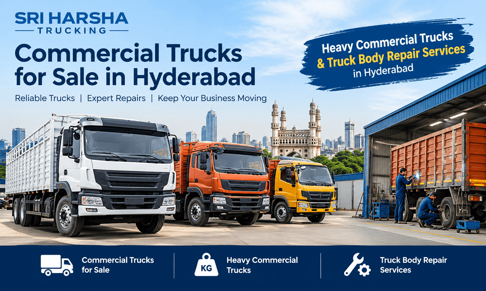Reliable Commercial Trucks for Modern Businesses in Hyderabad
