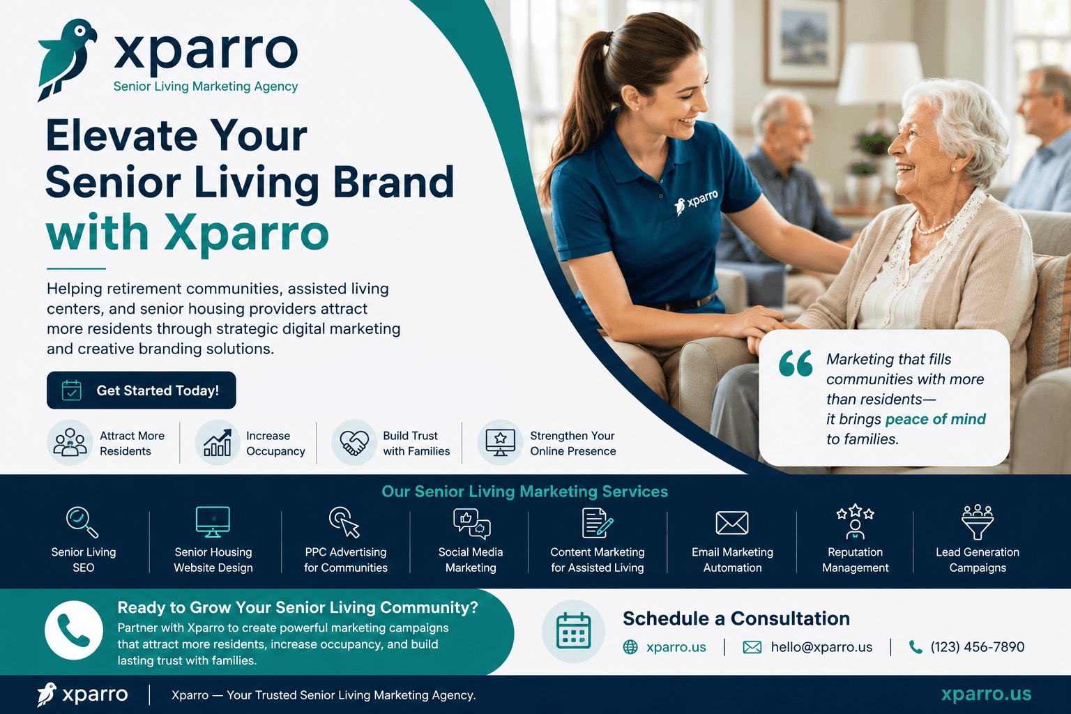 Senior Living Marketing Agency | SEO, PPC & Lead Generation Services – Xparro