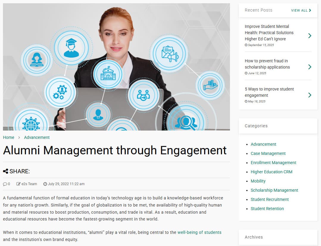 Modern Alumni Management Software for Colleges and Universities