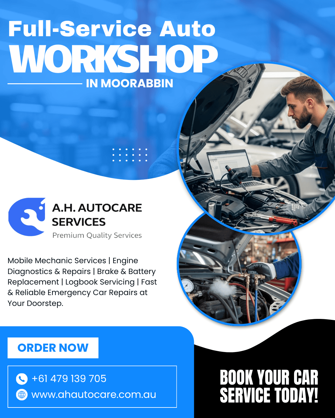 Mobile Mechanic and Auto Repair Services in Moorabbin