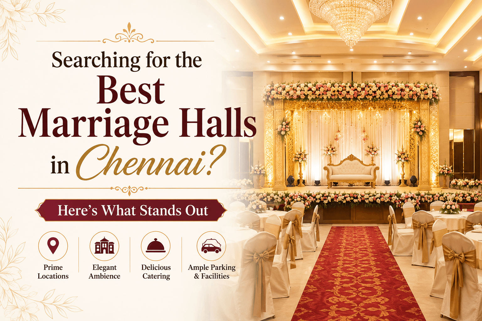 Searching for the Best Marriage Halls in Chennai? Here’s What Stands Out