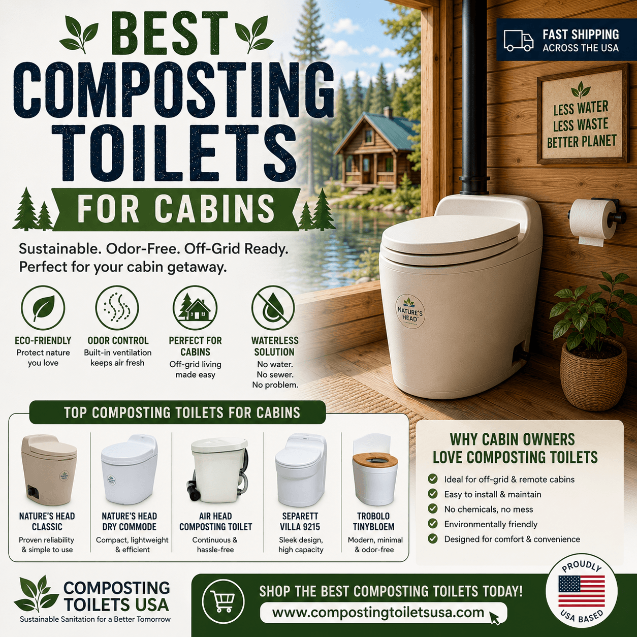 Best Composting Toilets for Cabins