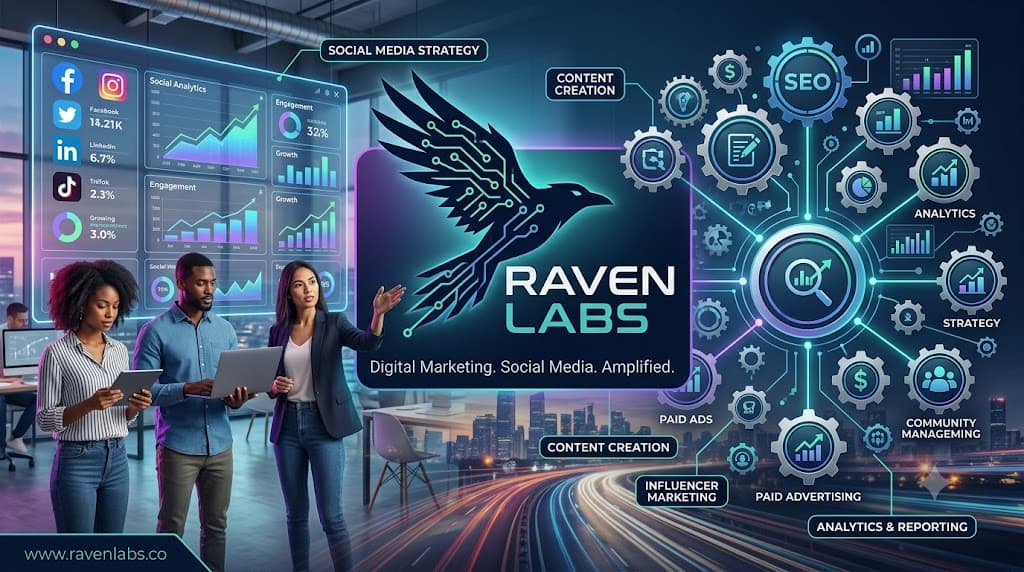 Social Media and Digital Marketing Agency - Raven Labs Australia