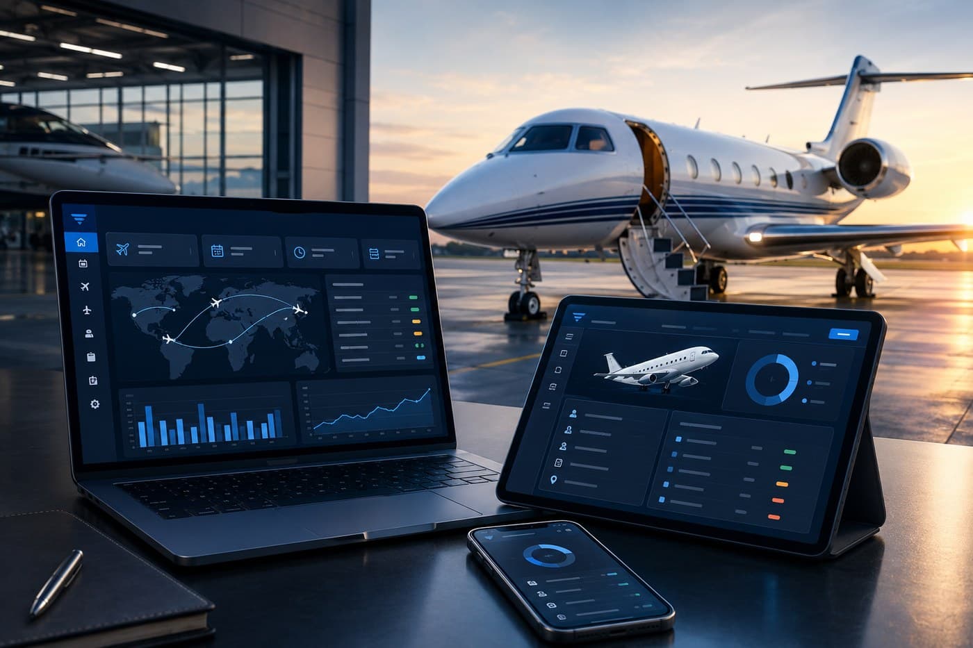 How Charter Management Software Connects Crew Planning and Flight Operations