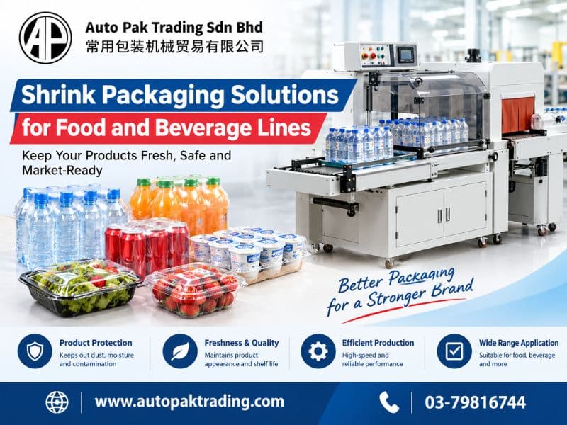 Efficient Shrink Film Wrapping Machine for High-Speed Food Packaging