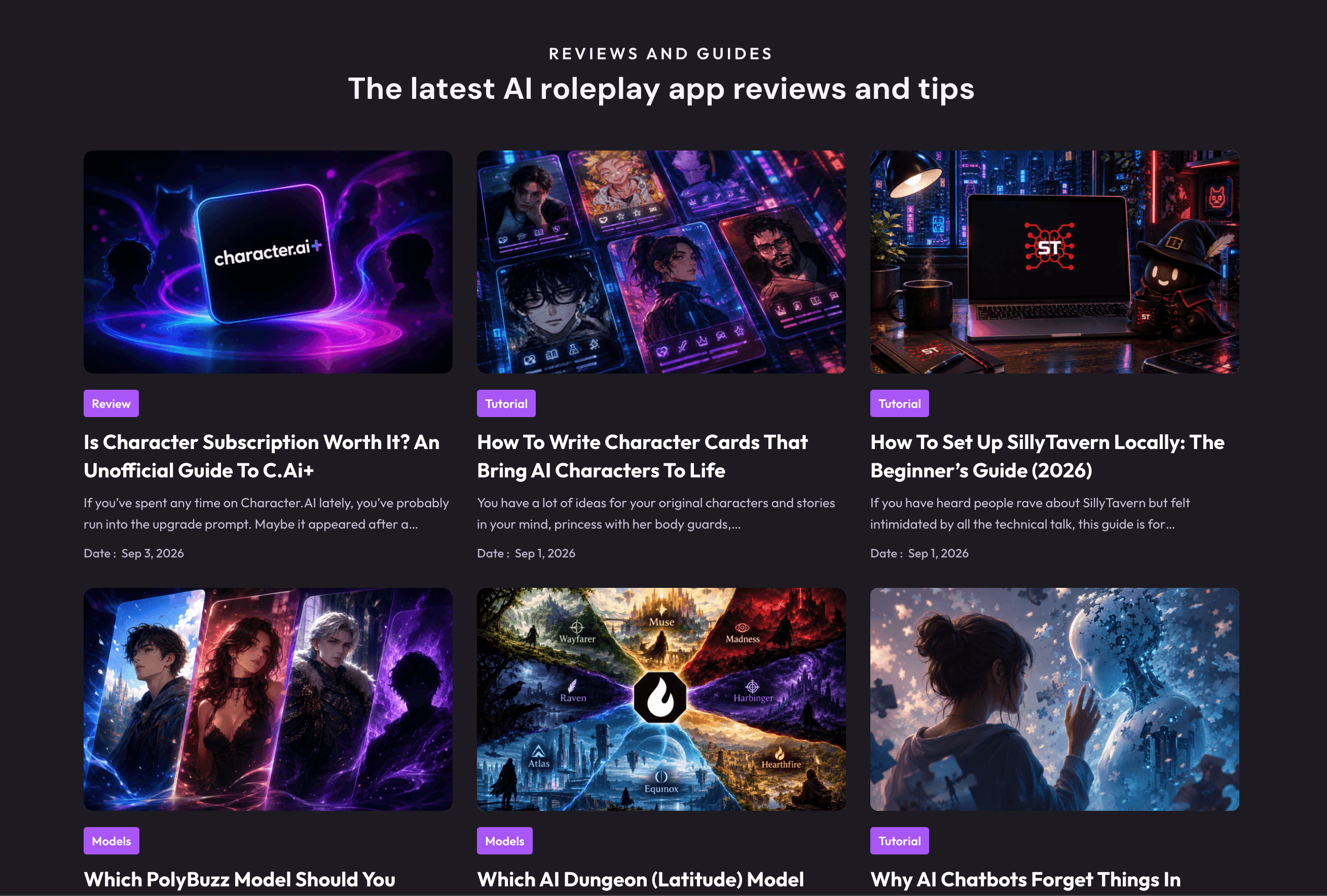AI Roleplay Reviews