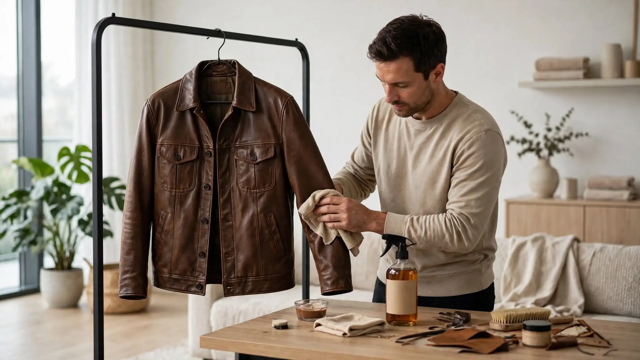 How to Clean a Leather Jacket (Without Damaging It)