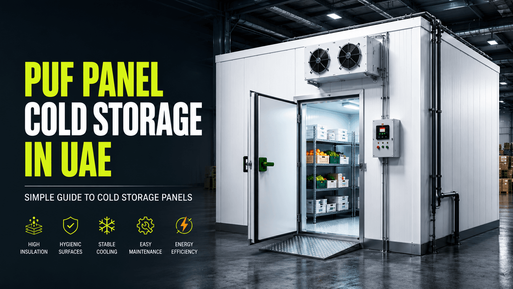 PUF Panel Cold Storage in UAE: Why Insulation Matters in Cold Rooms