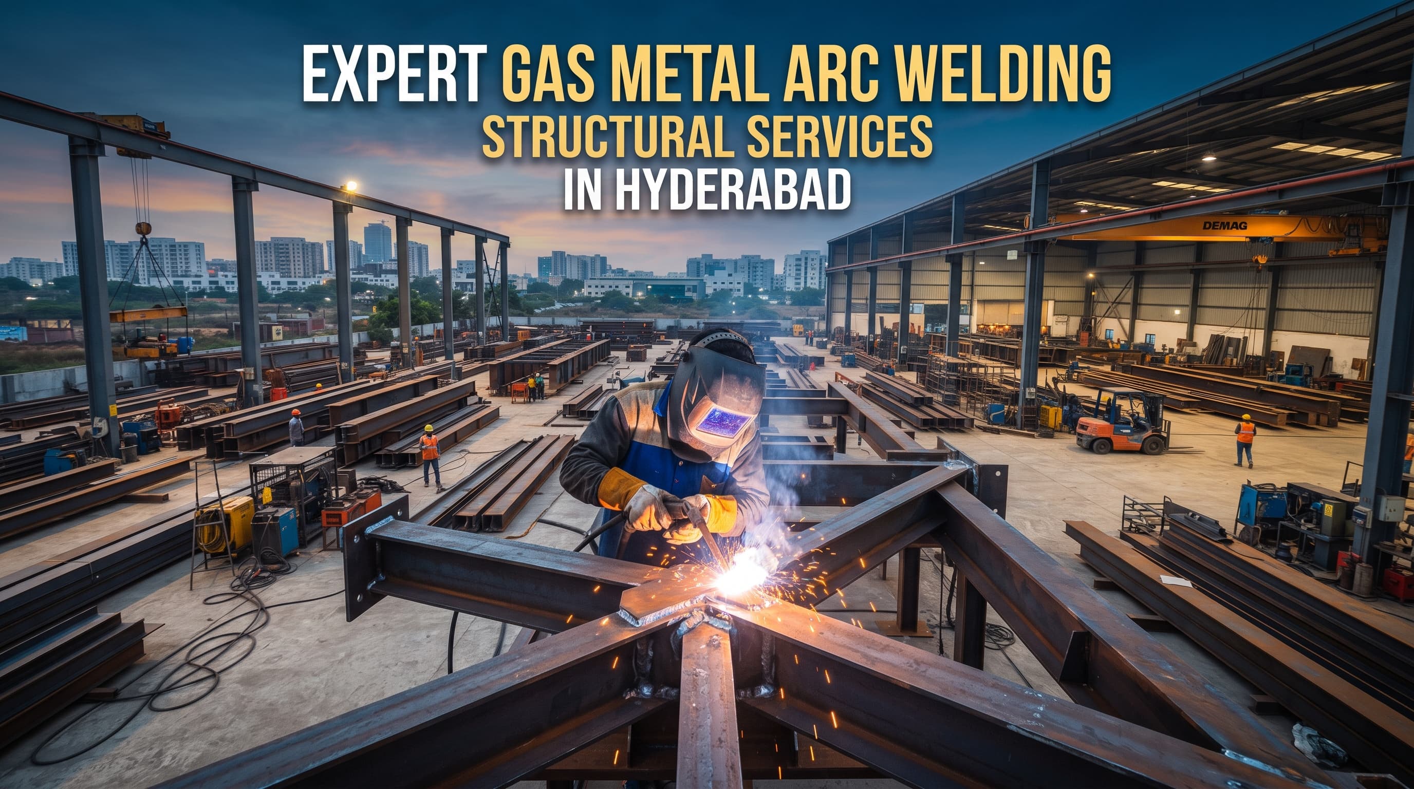 Expert Gas Metal Arc Welding Structural Services in Hyderabad