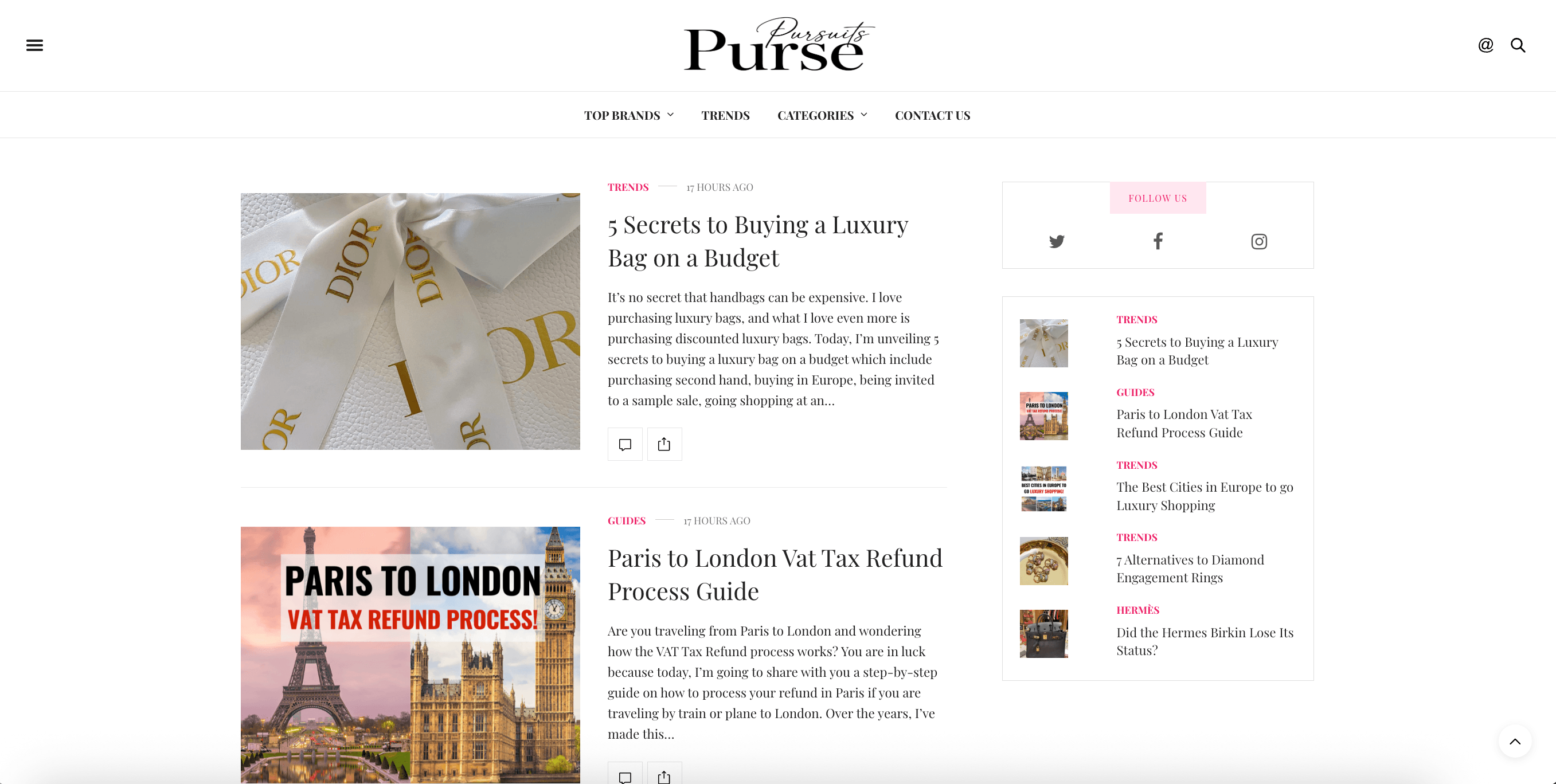 Purse Pursuits