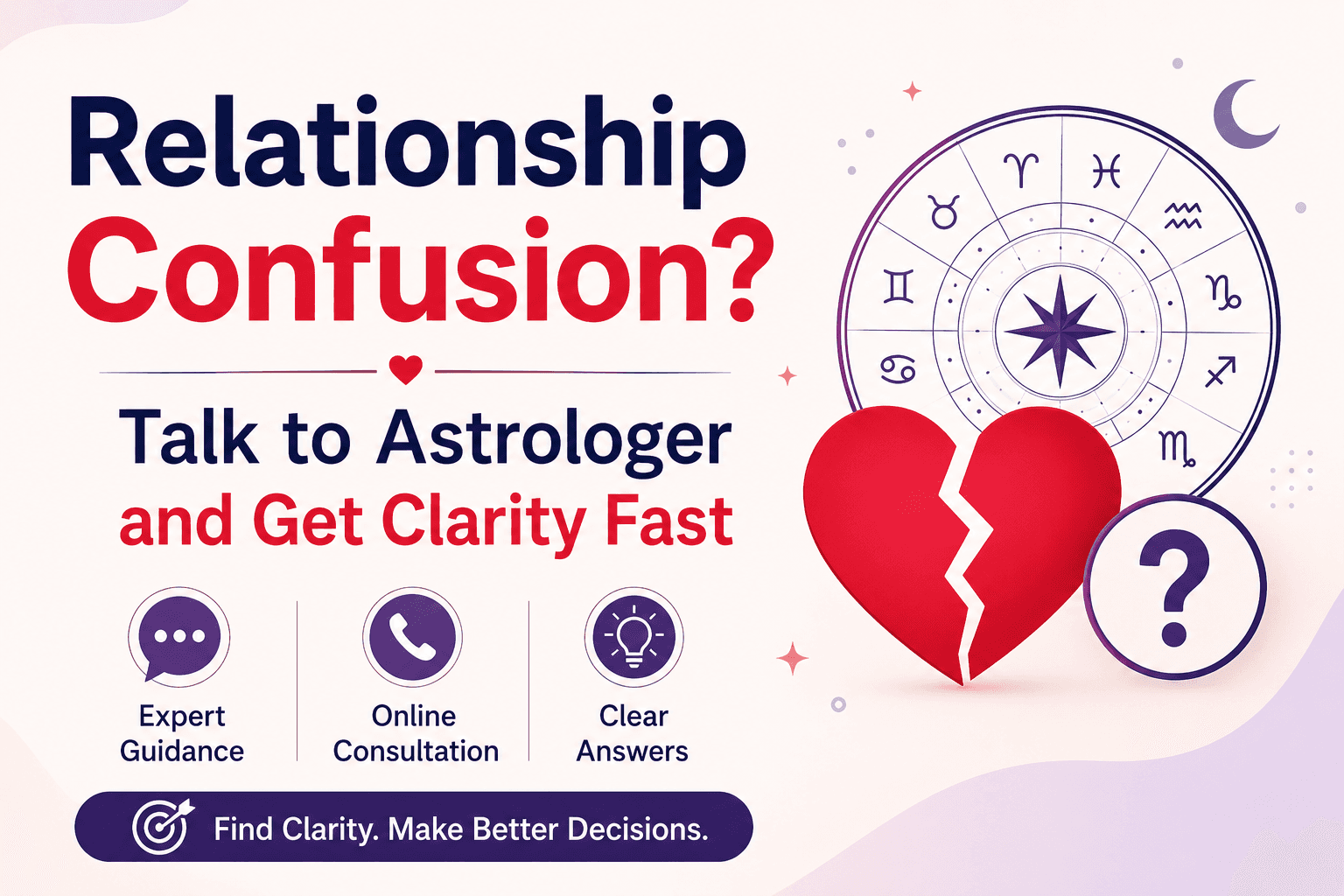 Having Relationship Problems? Talk to Astrologer Online