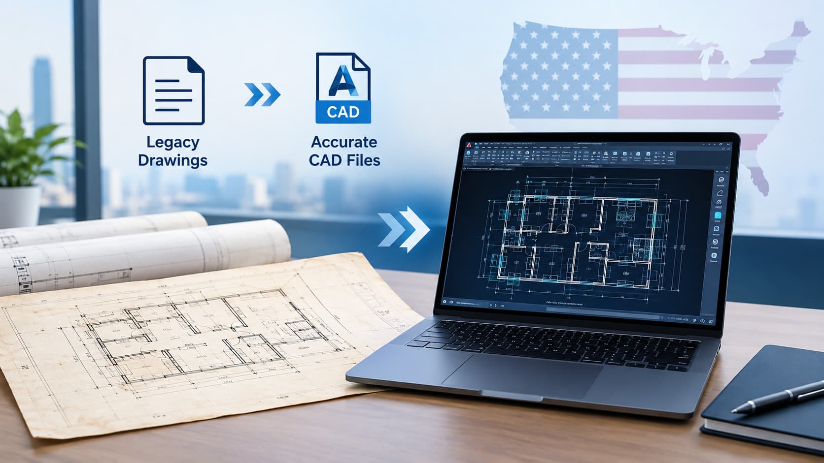 CAD Conversion Services in the USA