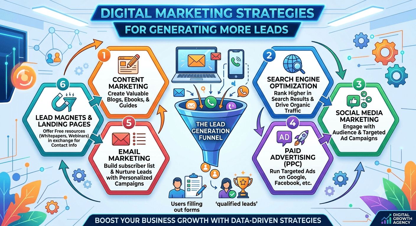 Digital Marketing Strategies That Help Businesses Generate More Leads