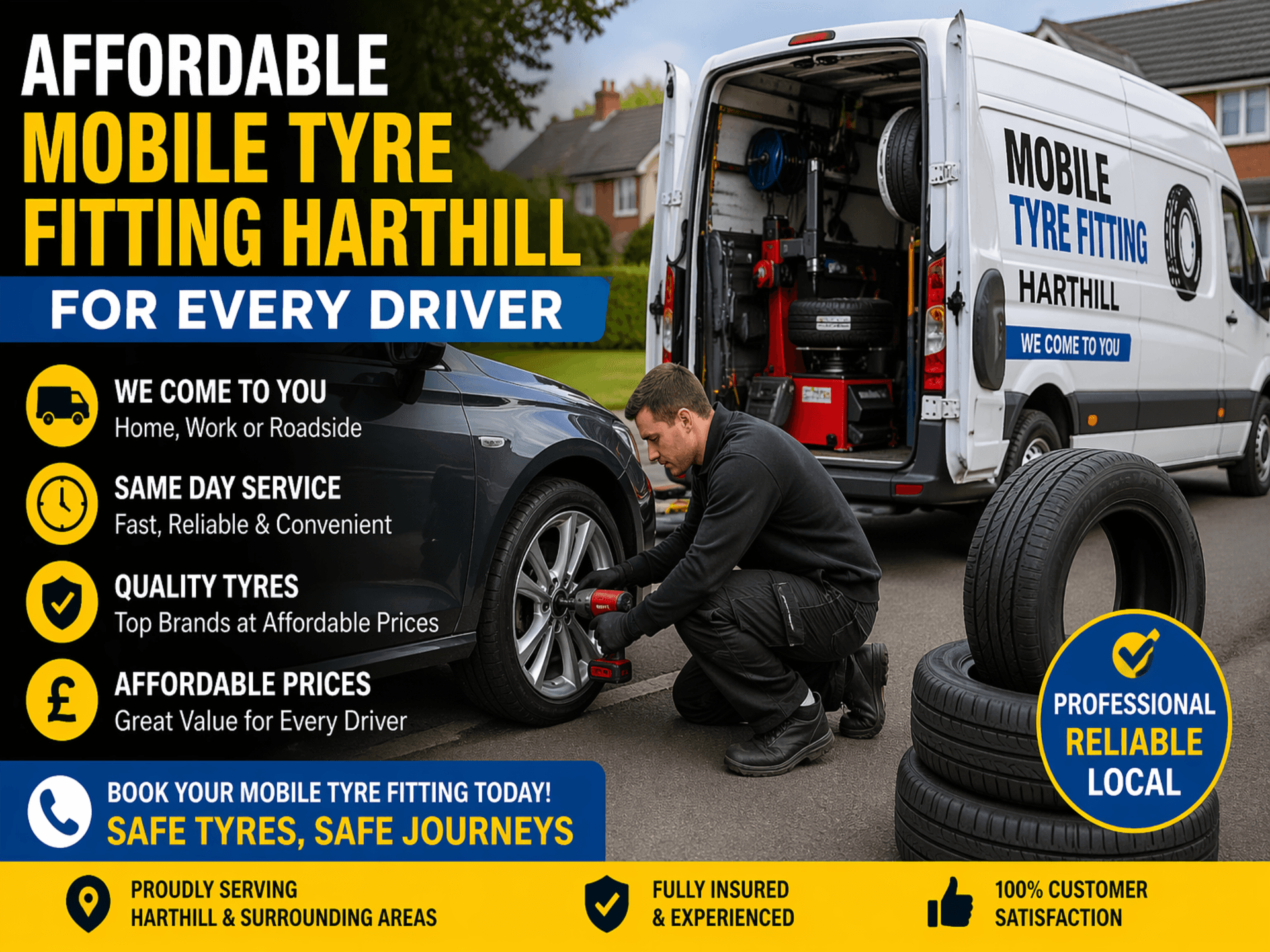 How Mobile Tyre Repair in Falkirk Saves Time and Improves Road Safety