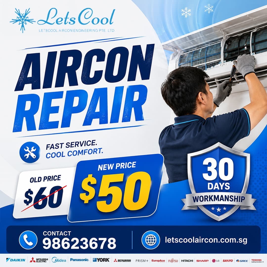 Can the aircon be repaired on the same day