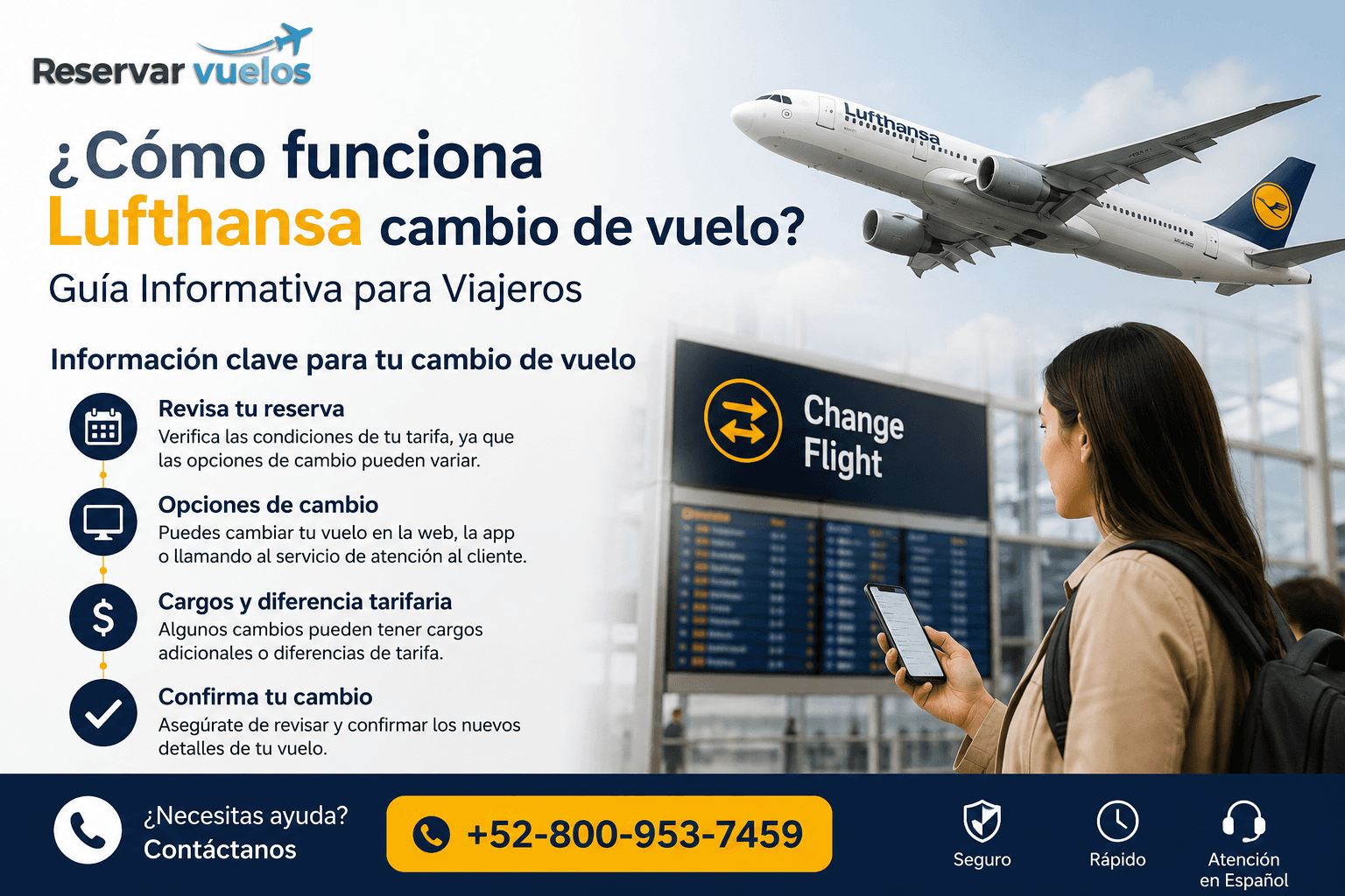 ¿Cómo funciona Lufthansa Cambio de Vuelo? Guía Informativa para Viajeros