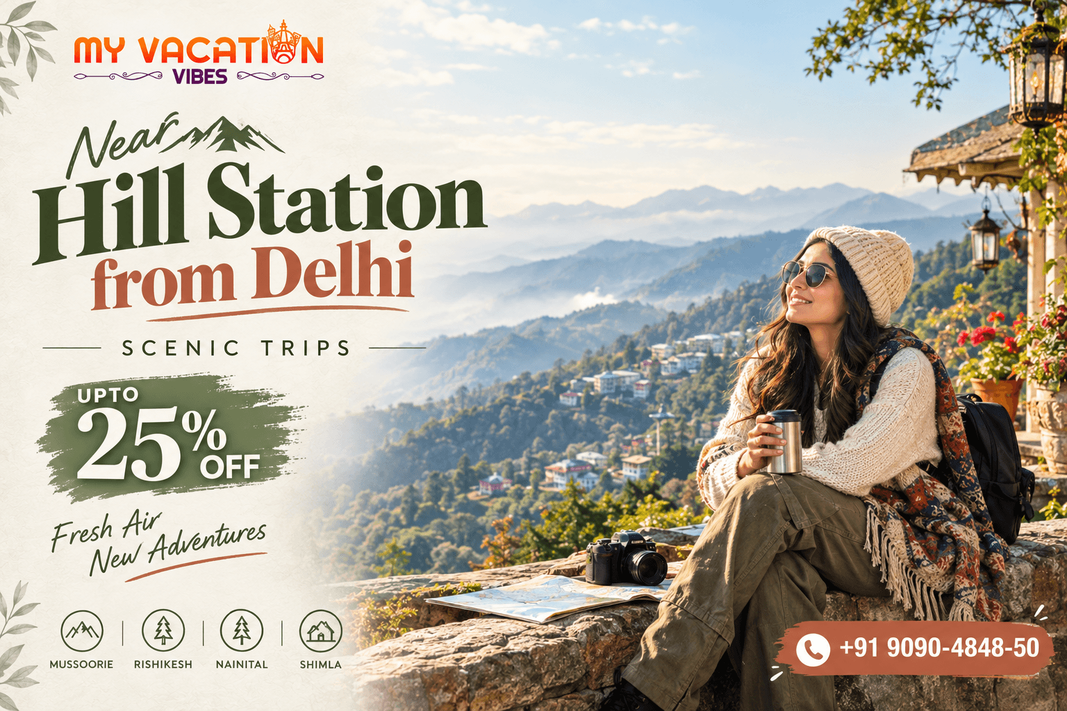 Near Hill Station from Delhi | Scenic Trips – Upto 25% Off