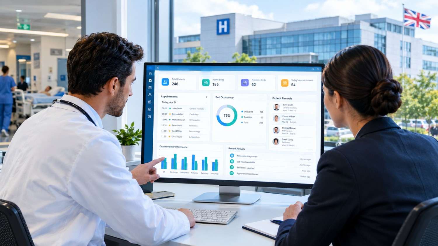 Hospital Management Software in UK for Modern Care