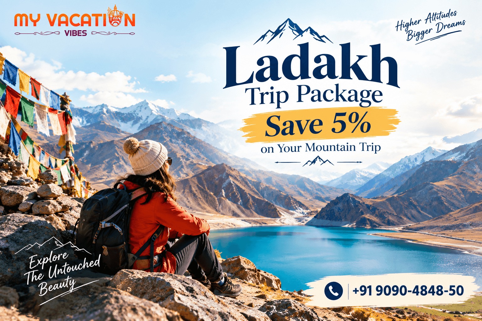 Ladakh Trip Package: Save 5% on Your Mountain Trip