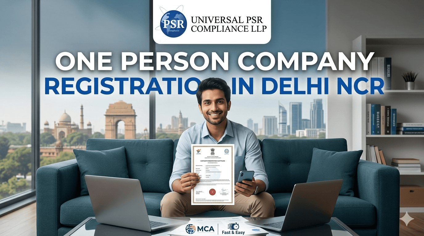 One Person Company Registration in Delhi NCR – Complete Guide (2026)