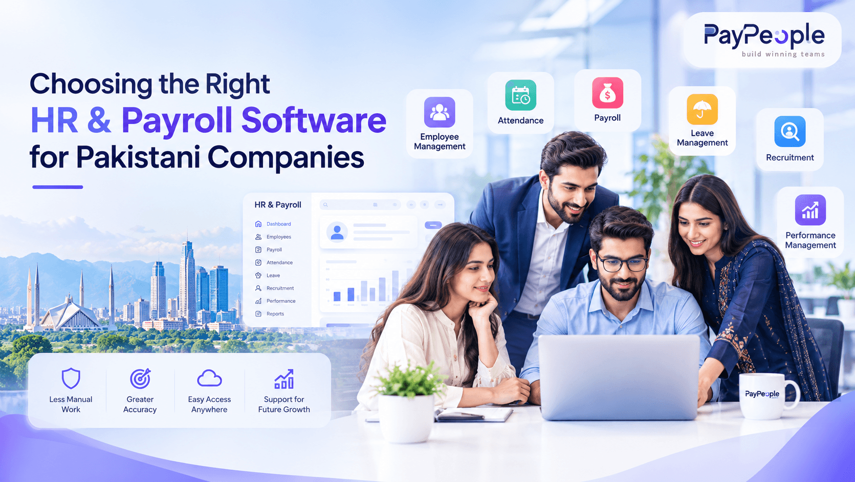 Best HR & Payroll Software in Pakistan – Lahore, Karachi, Islamabad | PayPeople