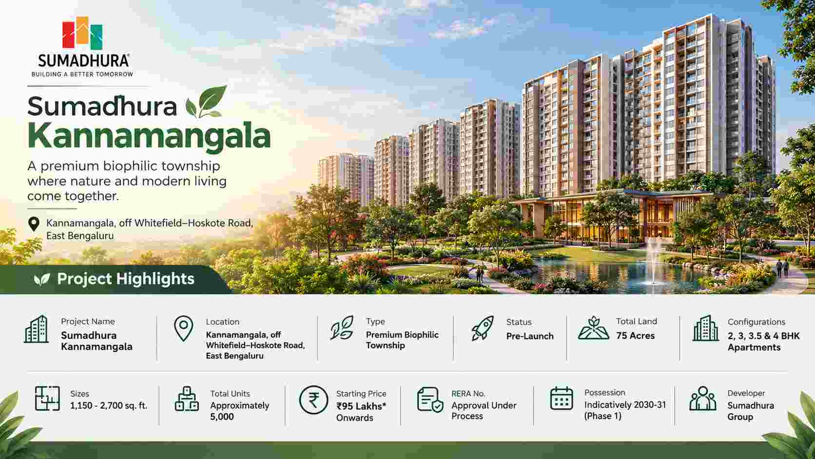 Sumadhura Kannamangala | Premium 2, 3 & 4 BHK Homes