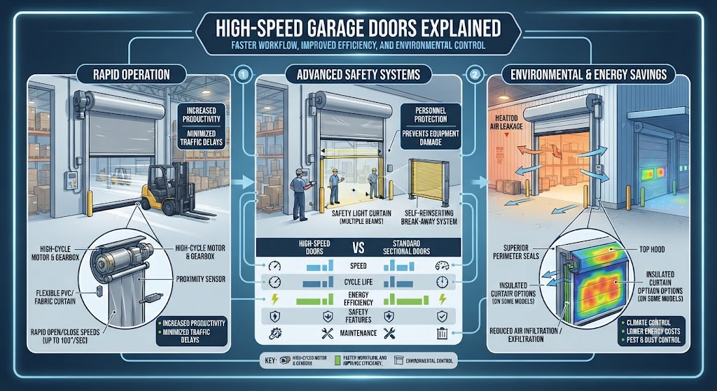 High-Speed Garage Doors Explained