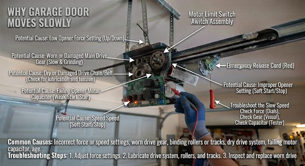 Why Garage Door Moves Slowly