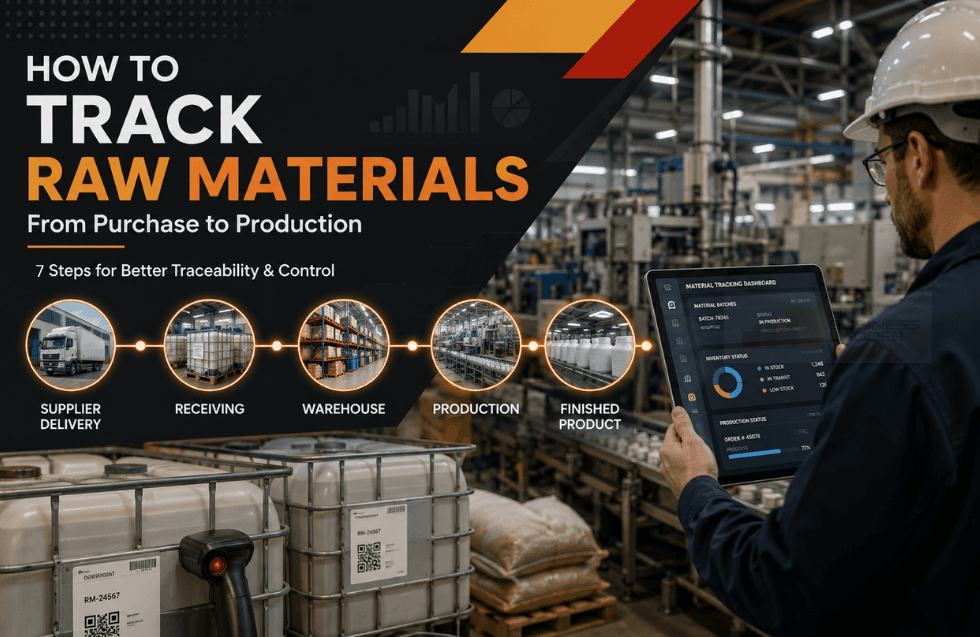 How to Track Raw Materials from Purchase to Production