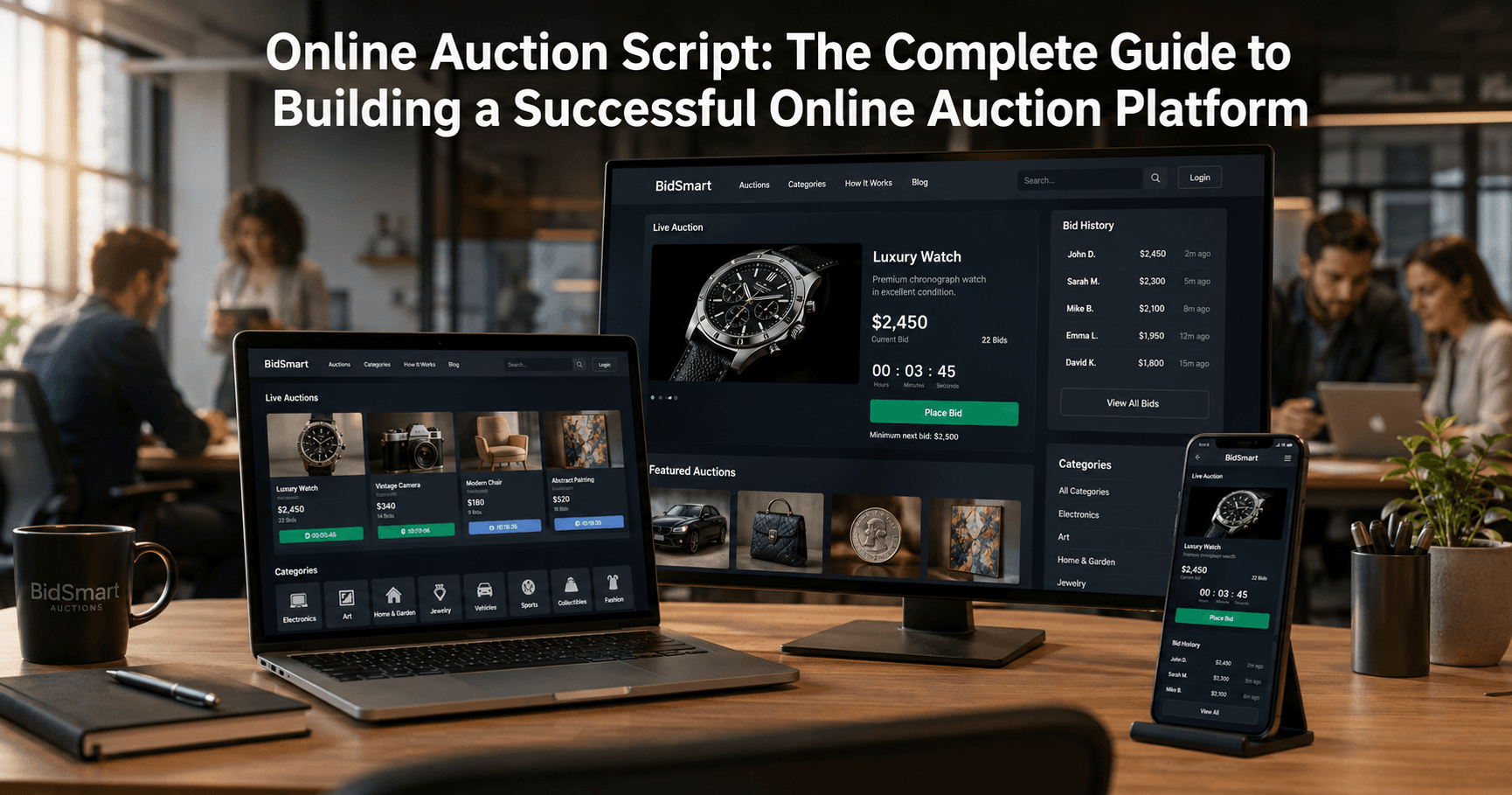 Online Auction Script: The Complete Guide to Building a Successful Online Auction Platform