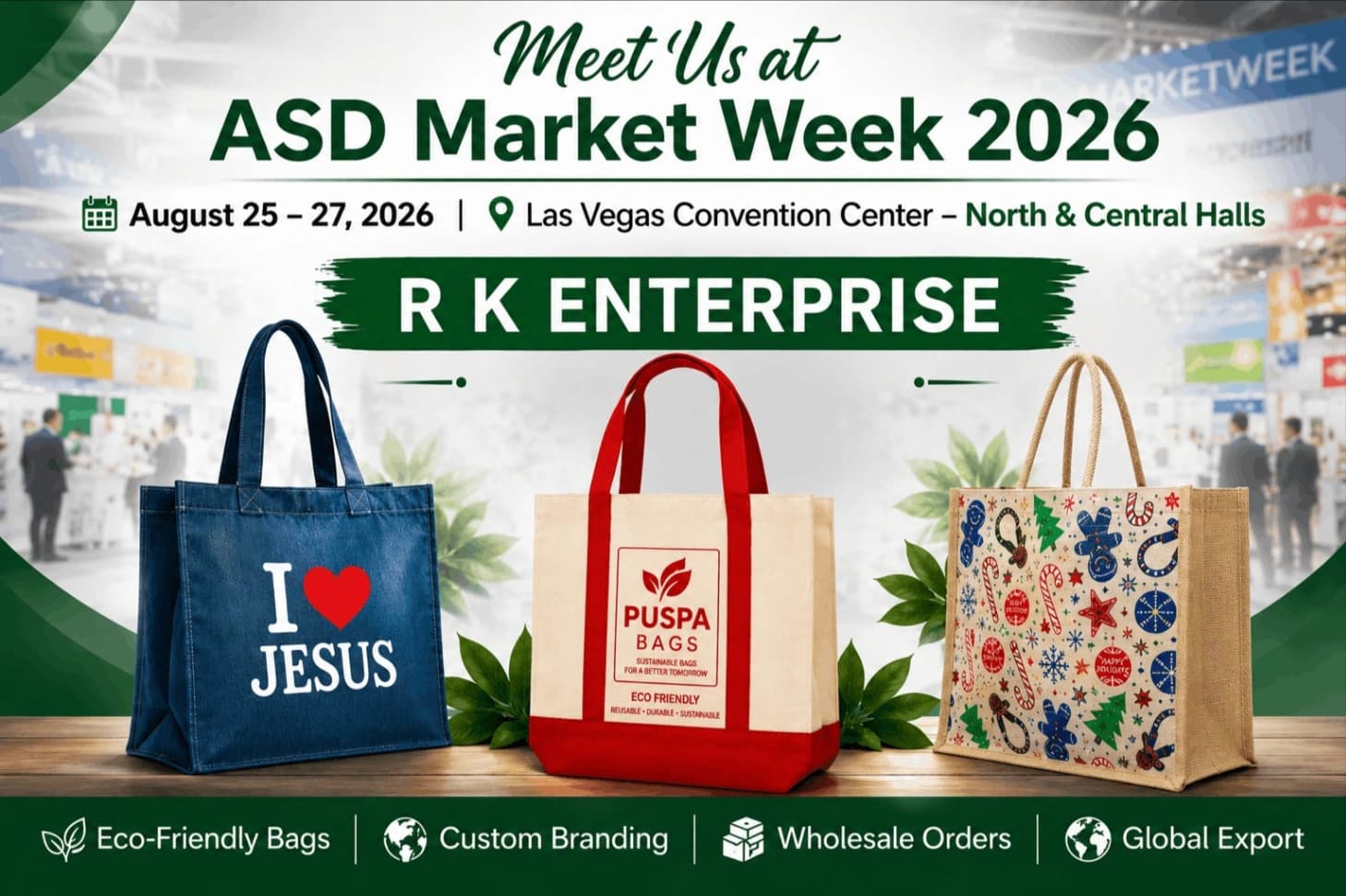 Visit Puspa Bags at ASD Market Week 2026 Las Vegas Nevada USA