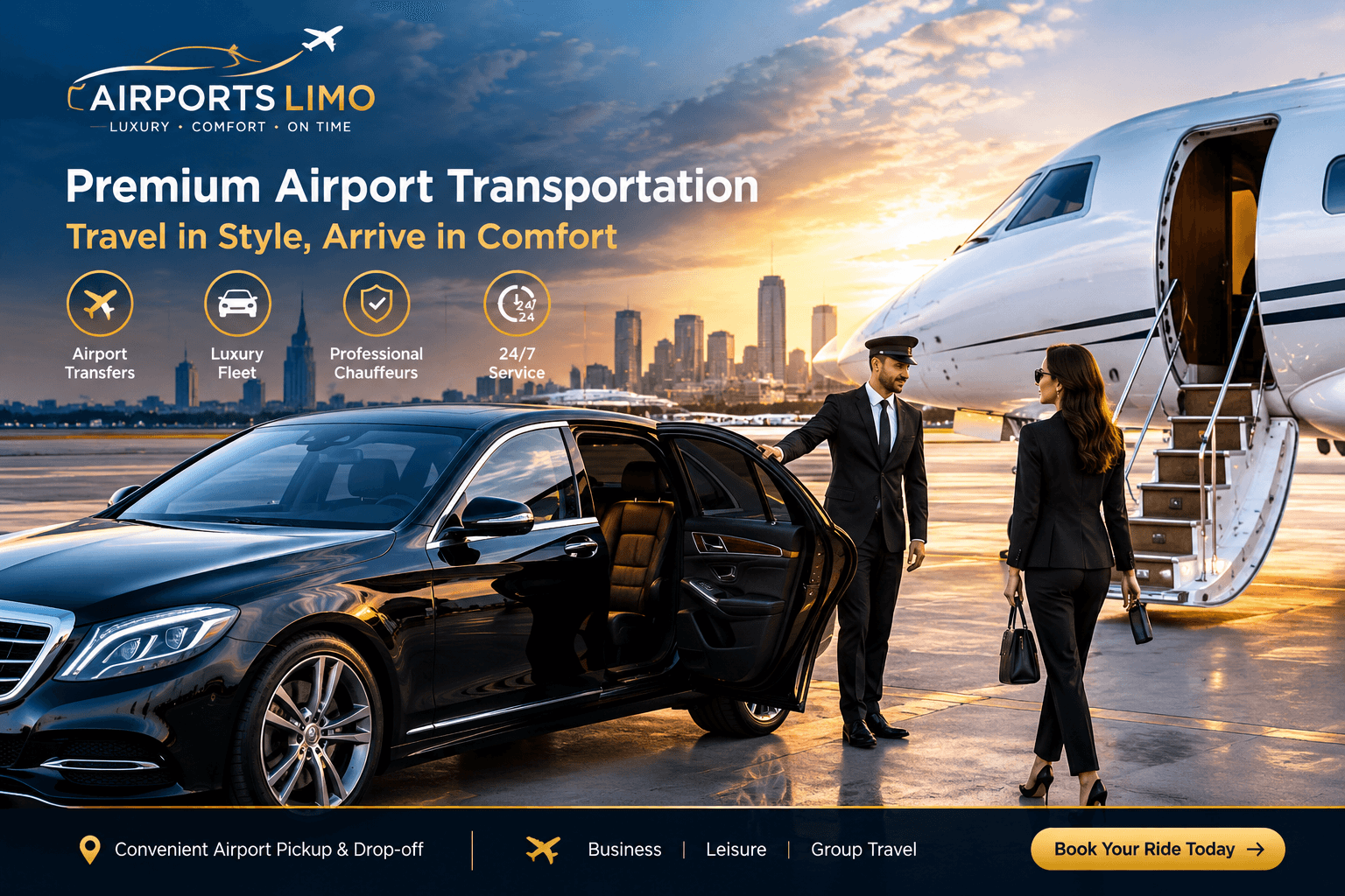 Airports Limo – Luxury Travel & Transportation in USA