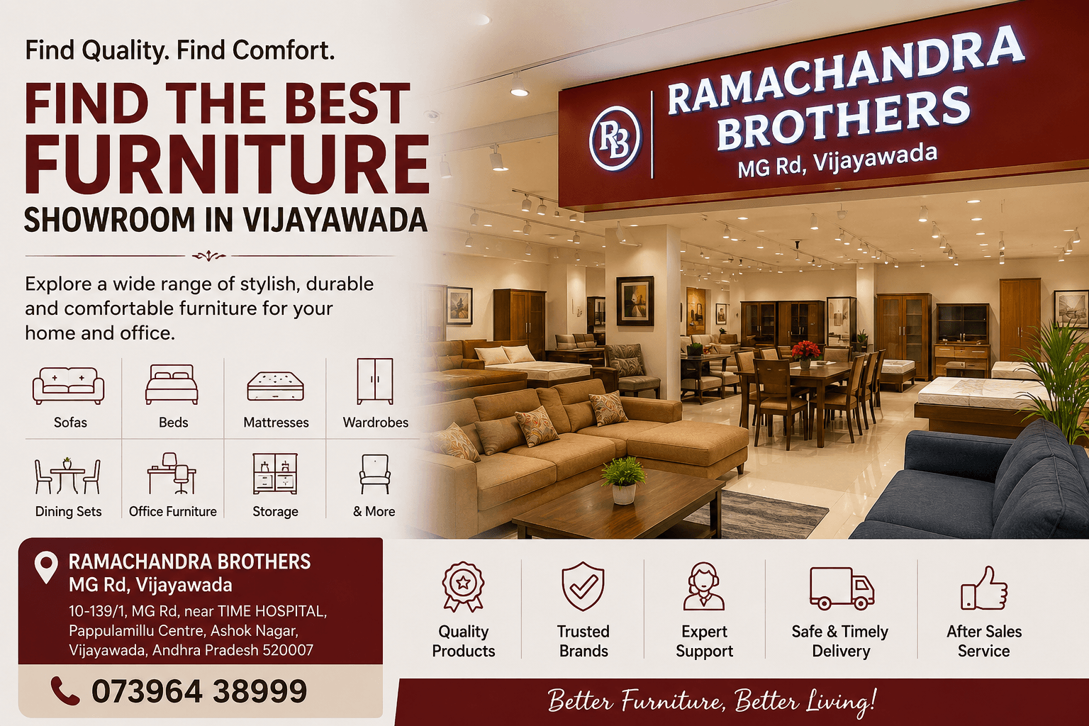 Bedroom Furniture in Guntur: Choose the Perfect Furniture for a Comfortable and Stylish Home