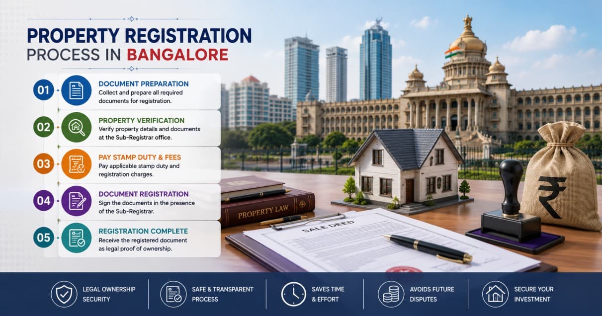 What Is the Complete Property Registration Process in Bangalore in 2026?