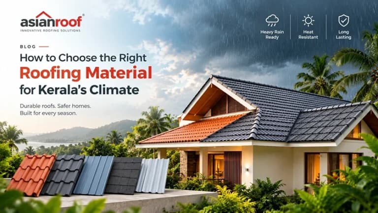 best roof material for kerala climate