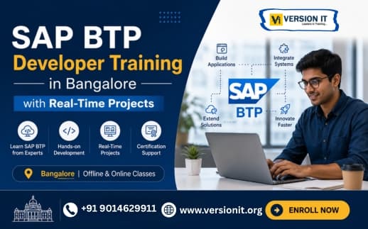 SAP BTP Developer Training in Bangalore with Real-Time Projects | Version IT