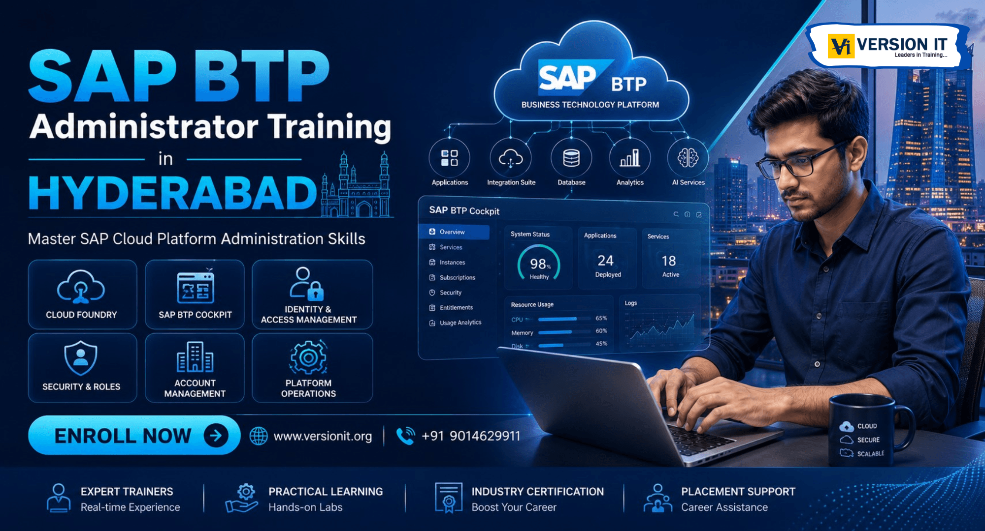 SAP BTP Administrator Training in Hyderabad – Build a Future-Ready Cloud Career with Version IT